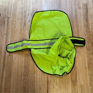 Ruffwear Hi-Vis Reflective Dog Jacket Water Resistant Safety Green, size L Large